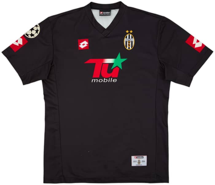 2001-02 Juventus CL Away Shirt Davids #26 - 7/10 - (L)