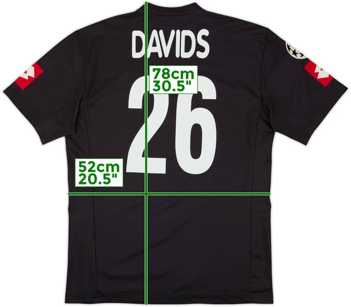 2001-02 Juventus CL Away Shirt Davids #26 - 7/10 - (L)