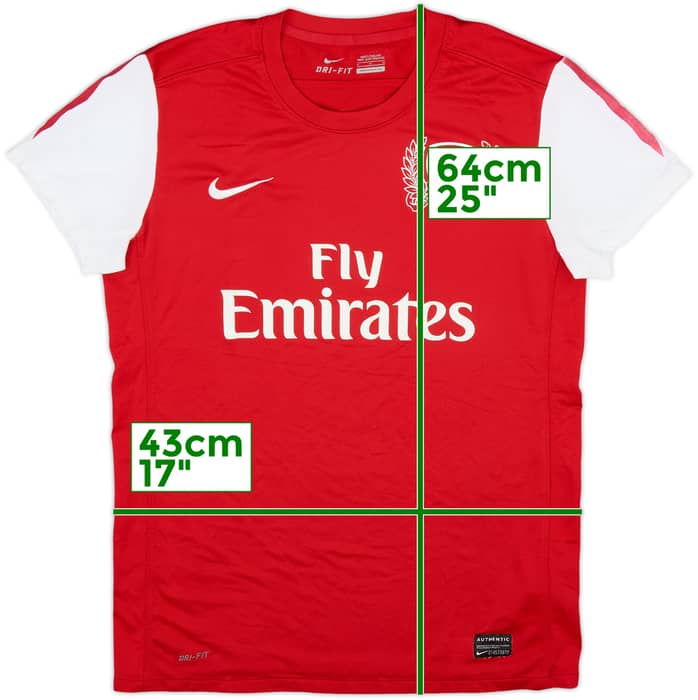 2011-12 Arsenal Home Shirt - 7/10 - (Women's M)