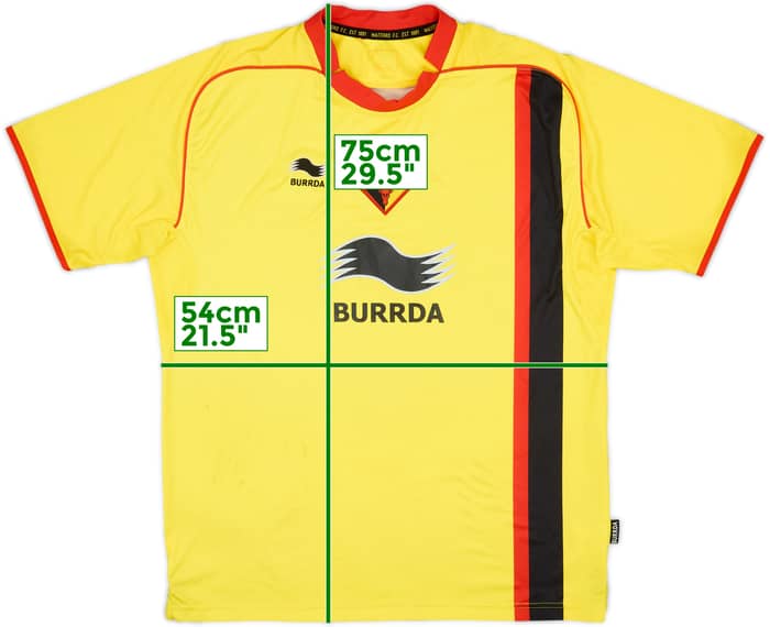 2010-11 Watford Home Shirt - 5/10 - (L)