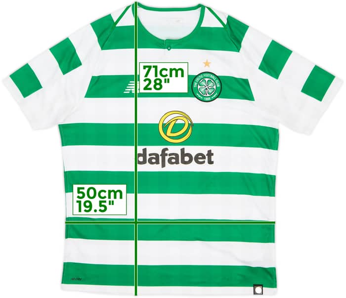 2018-19 Celtic Home Shirt - 7/10 - (M)