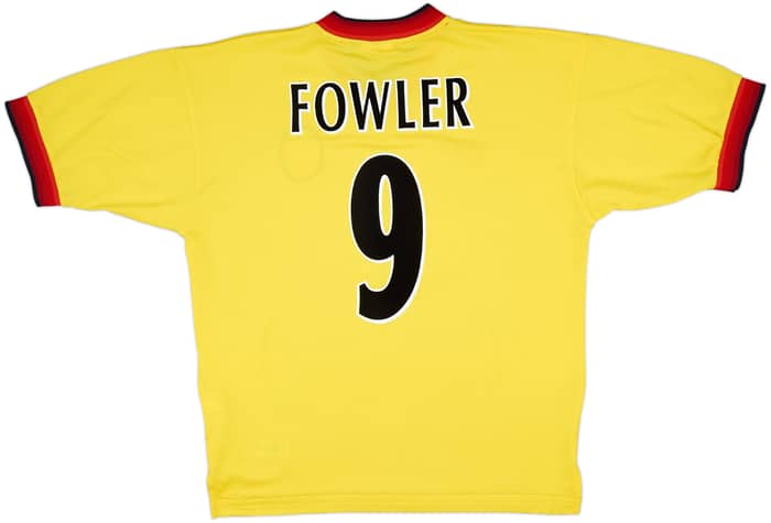 1997-99 Liverpool Away Shirt Fowler #9 - 8/10 - (L)