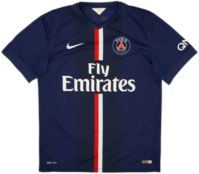 2014-15 Paris Saint-Germain Home Shirt Ibrahimovic #10 - 6/10 - (M)
