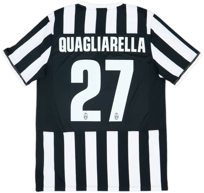 2013-14 Juventus Home Shirt Quagliarella #27 - 9/10 - (L)