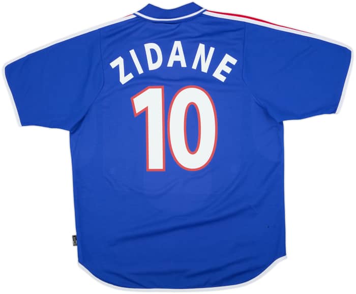 2000-02 France Home Shirt Zidane #10 - 6/10 - (XL)