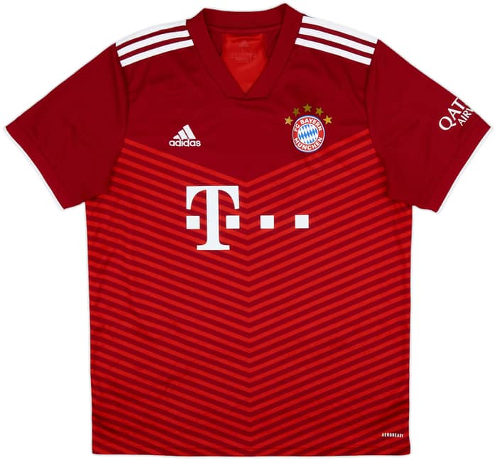 2021-22 Bayern Munich Home Shirt Musiala #42 - 9/10 - (L)
