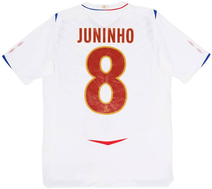 2008-09 Lyon Home Shirt Juninho #8 - 9/10 - (M)