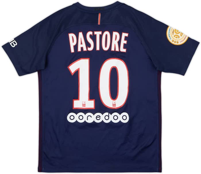 2016-17 Paris Saint-Germain Home Shirt Pastore #10 - 6/10 - (XL.Boys)