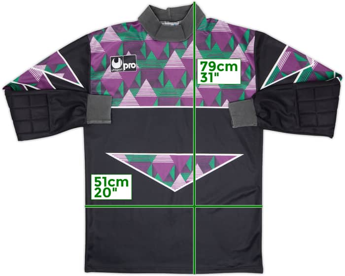 1990s Uhlsport Template GK Shirt #1 - 5/10 - (L)