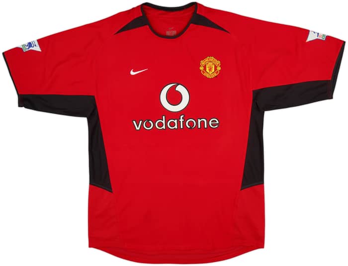 2002-04 Manchester United Home Shirt Beckham #7 - 5/10 - (M)