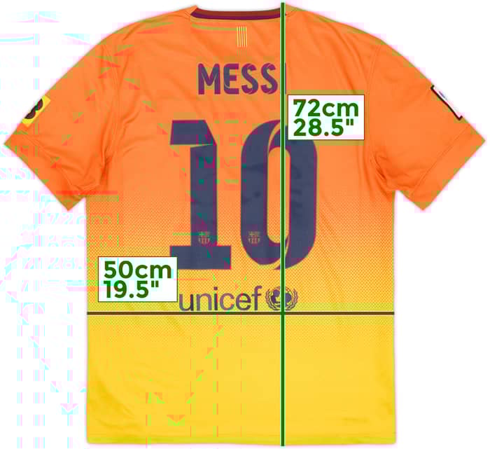 2012-13 Barcelona Away Shirt Messi #10 - 6/10 - (M)