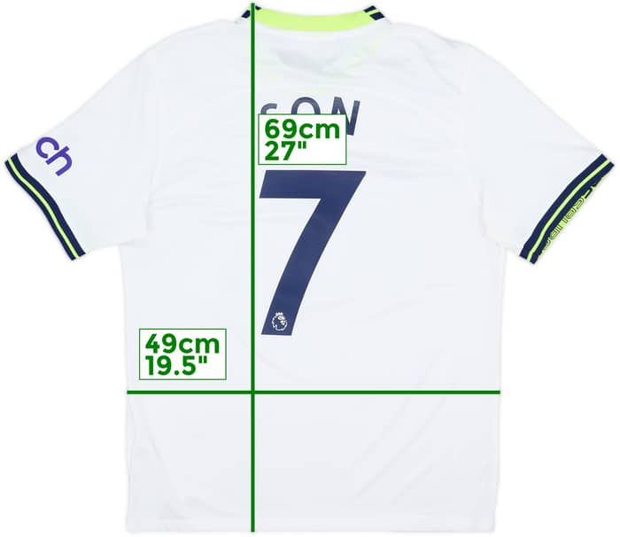 2022-23 Tottenham Home Shirt Son #7 - 9/10 - (M)