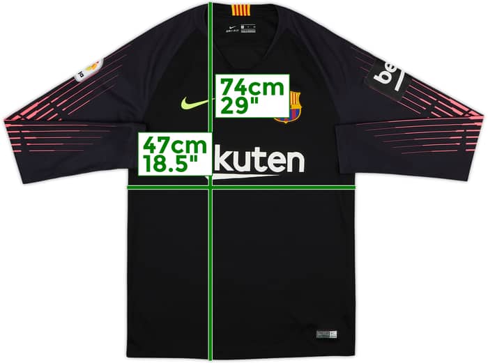 2018-19 Barcelona GK Shirt - 8/10 - (S)