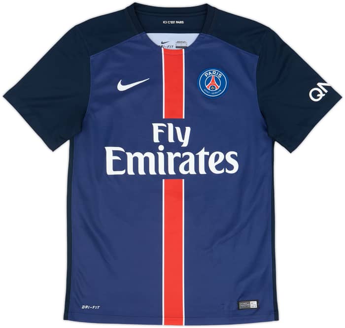 2015-16 Paris Saint-Germain Home Shirt Ibrahimovic #10 - 8/10 - (S)