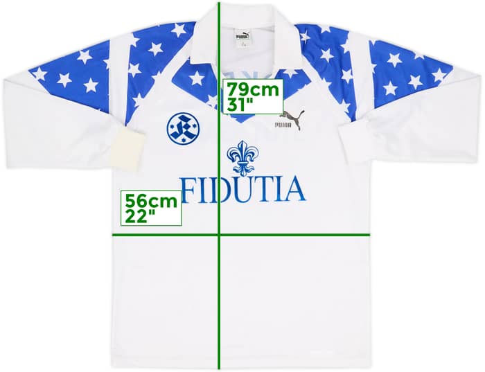 Camiseta de local de manga larga del Stuttgarter Kickers 1989-90 - 7/10 - (L)