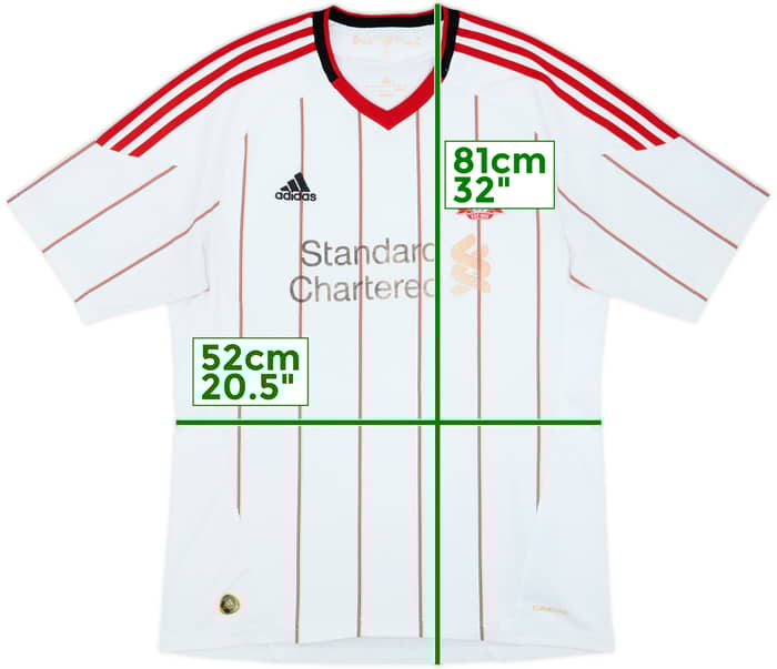 2010-11 Liverpool Away Shirt - 4/10 - (L)