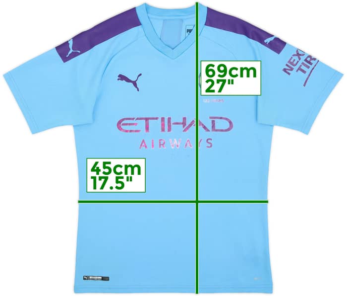 2019-20 Manchester City Home Shirt - 4/10 - (S)