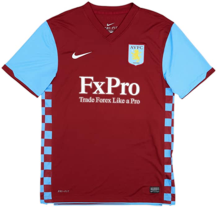 2010-11 Aston Villa Home Shirt Carew #10 - 8/10 - (M)