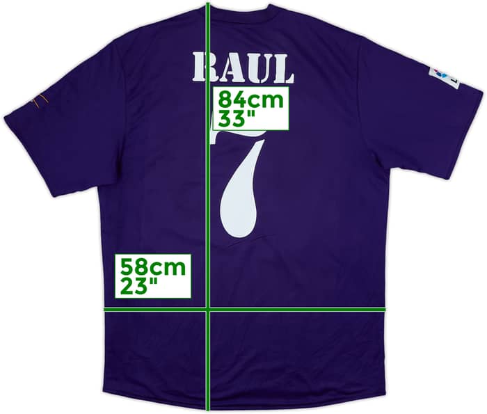 2002-03 Real Madrid Centenary Third Shirt Raul #7 - 5/10 - (L)