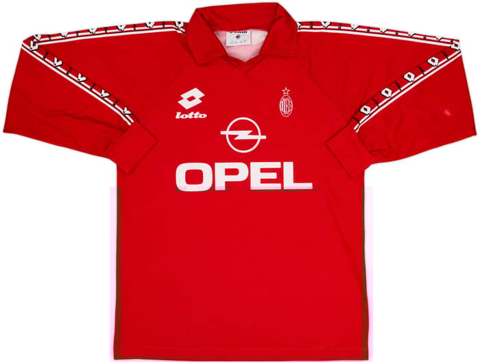 1995-96 AC Milan Lotto Training L/S Shirt - 9/10 - (L)