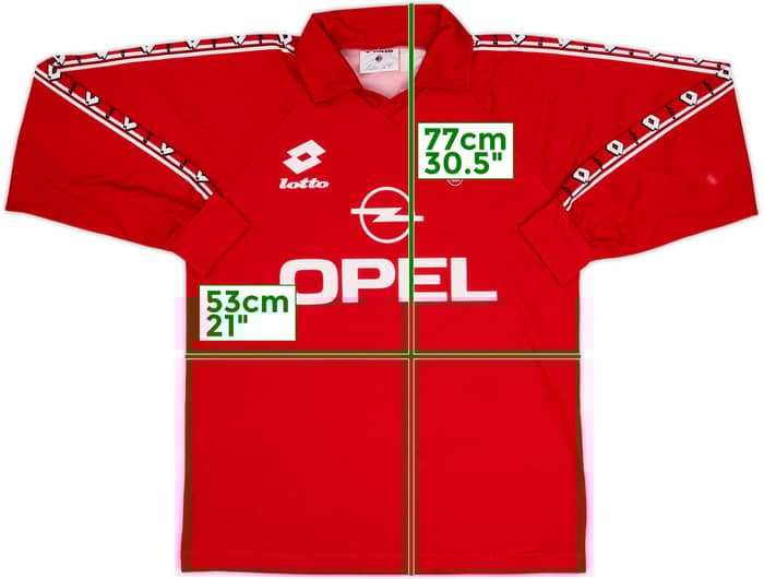 1995-96 AC Milan Lotto Training L/S Shirt - 9/10 - (L)