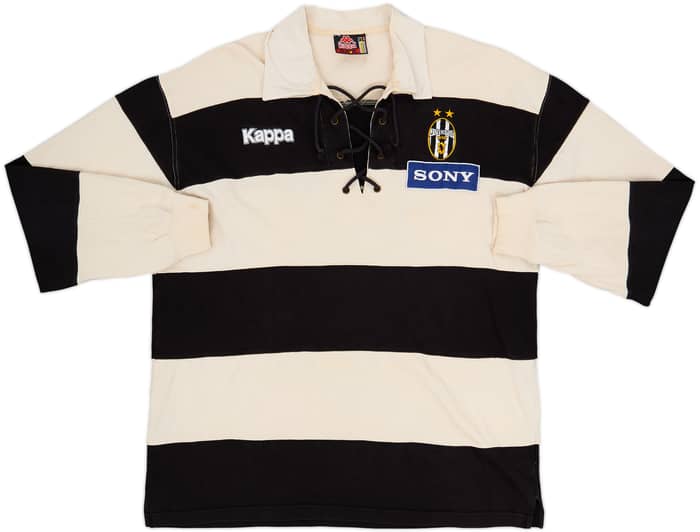 1997-98 Juventus Kappa Rugby Polo L/S Shirt - 8/10 - (XL)