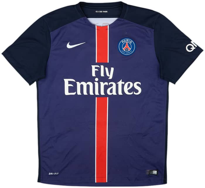 2015-16 Paris Saint-Germain Home Shirt Ibrahimovic #10 - 5/10 - (M)