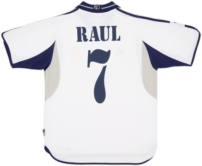2000-01 Real Madrid Home Shirt Raul #7 - 6/10 - (M)