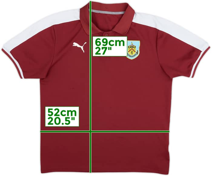 2016-17 Burnley Puma Polo Shirt - 8/10 - (M)