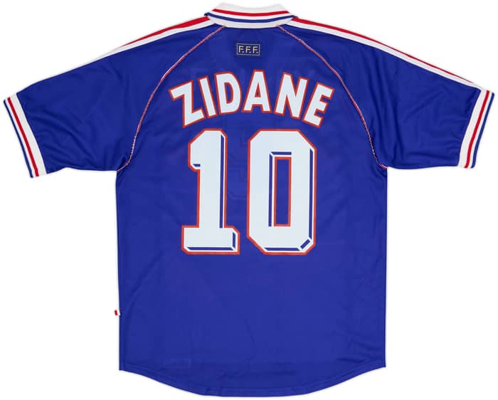1998-00 France Home Shirt Zidane #10 - 5/10 - (M)