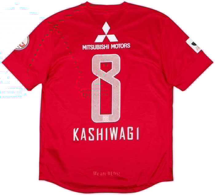 2013-14 Urawa Red Diamonds Home Shirt Kashiwagi #8 - 7/10 - (L)