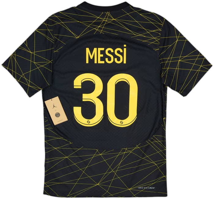 2022-23 Paris Saint-Germain Authentic Fourth Shirt Messi #30 (S)