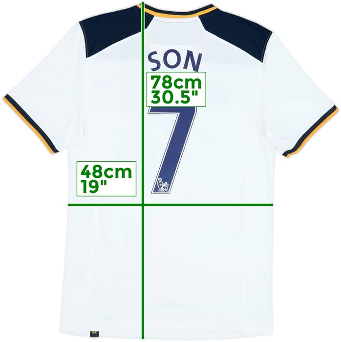 2016-17 Tottenham Home Shirt Son #7 - 6/10 - (M)