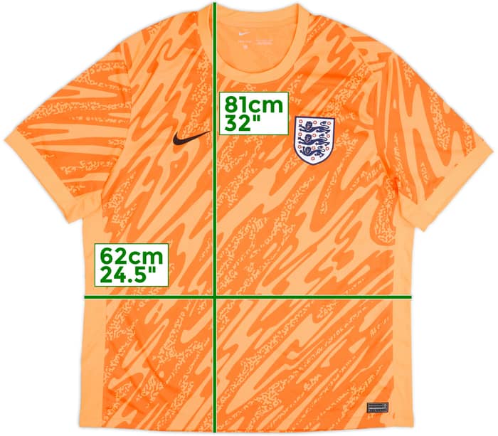 2024-25 England GK S/S Shirt - 10/10 - (XXL)