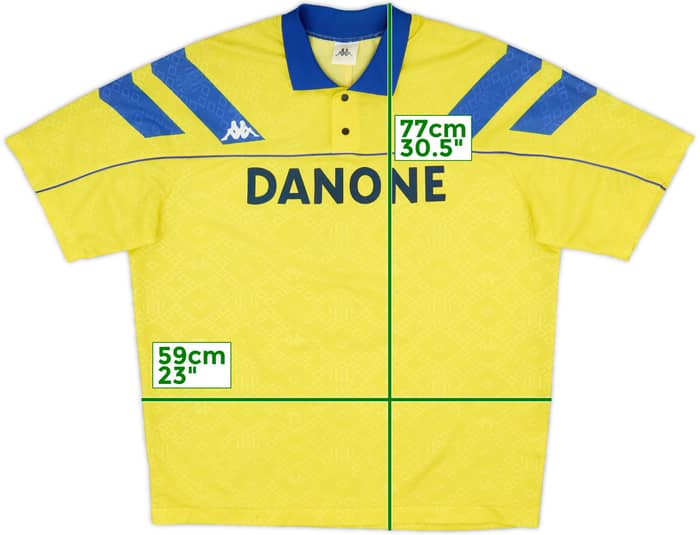 1992-94 Juventus Away Shirt #16 - 8/10 - (XXL)