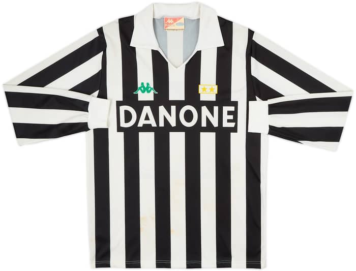 1992-94 Juventus Basic Home L/S Shirt #10 - 7/10 - (L)