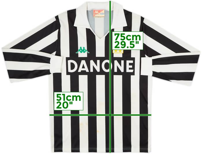 1992-94 Juventus Basic Home L/S Shirt #10 - 7/10 - (L)