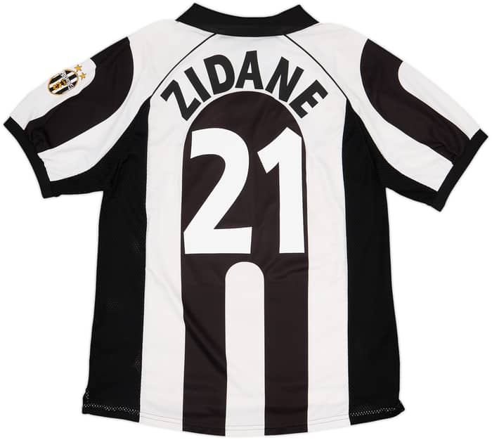 1997-98 Juventus Centenary Home Shirt Zidane #21 - 8/10 - (XL)