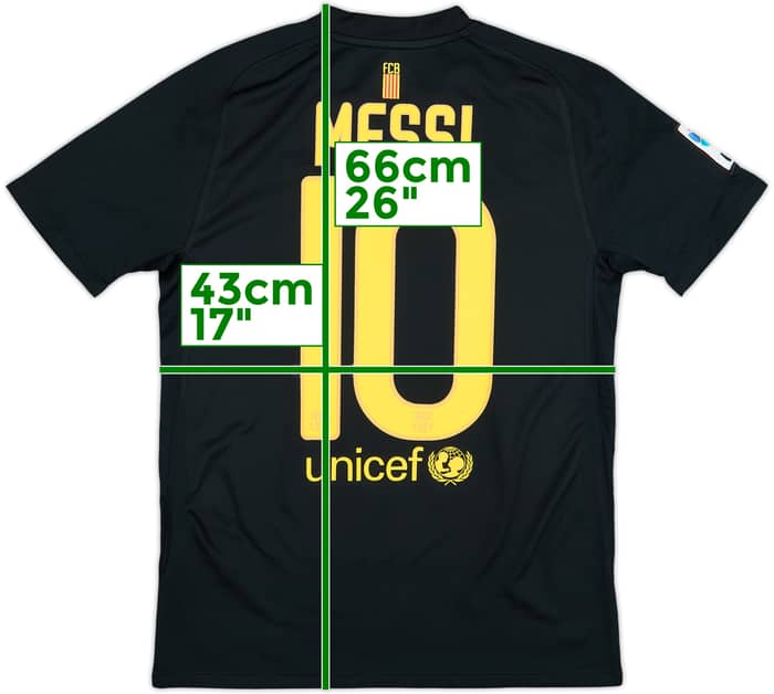 2011-12 Barcelona Away Shirt Messi #10 - 9/10 - (L.Boys)