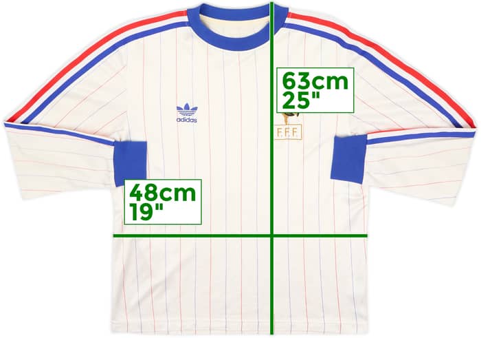 2004 France adidas 1978 Retro Away L/S Shirt - 6/10 - (L)