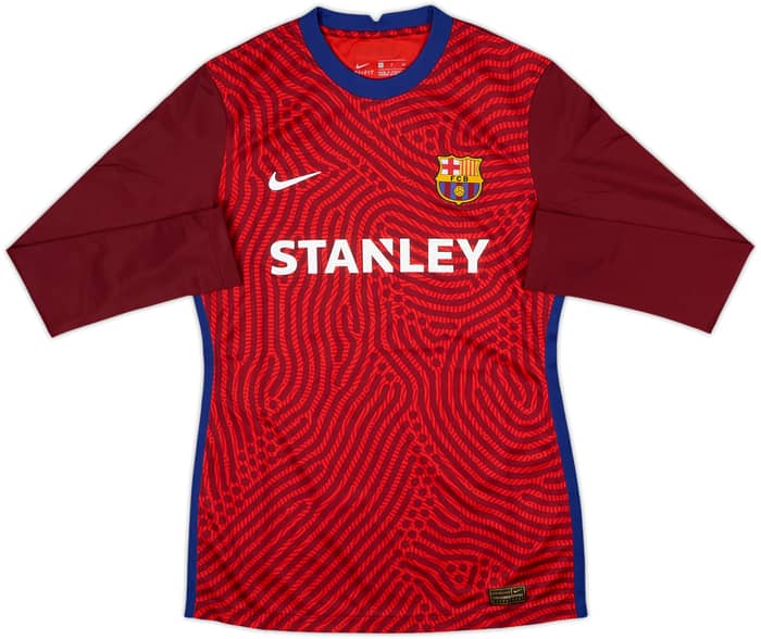 2020-21 Barcelona Women's Authentic GK Shirt - 10/10 - (S)