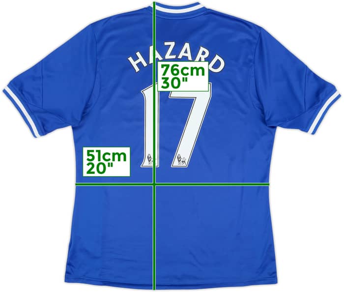 2013-14 Chelsea Home Shirt Hazard #17 - 5/10 - (L)