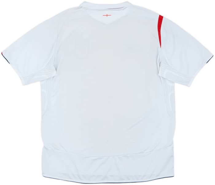 2005-07 England Home Shirt - 5/10 - (XL)