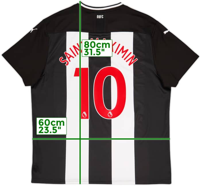 2019-20 Newcastle Home Shirt Saint-Maximin #10 - 8/10 - (XXL)