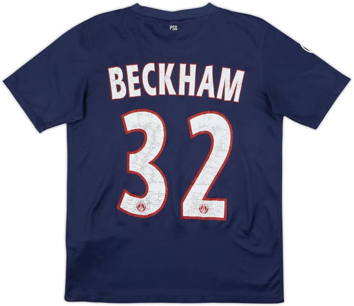 2012-13 Paris Saint-Germain Home Shirt Beckham #32 - 5/10 - (XL.Boys)