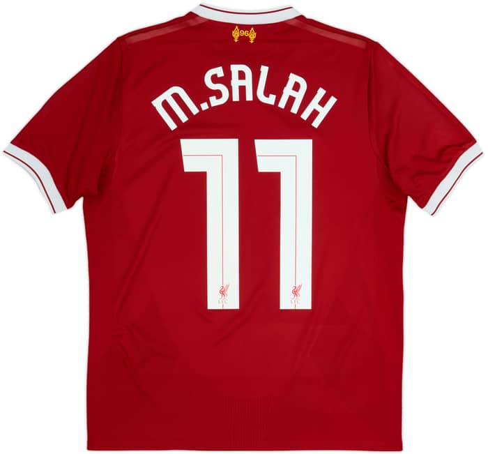 2017-18 Liverpool 125 Years Home Shirt M.Salah #11 - 5/10 - (XL.Boys)