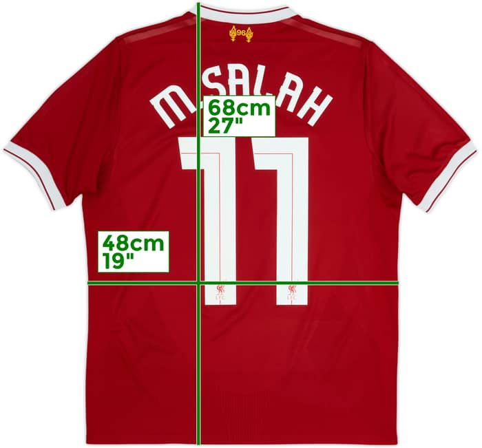 2017-18 Liverpool 125 Years Home Shirt M.Salah #11 - 5/10 - (XL.Boys)