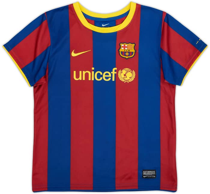 2010-11 Barcelona Home Shirt Messi #10 - 8/10 - (6-7 Years)