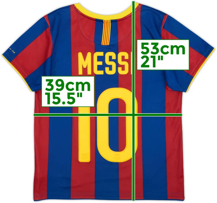 2010-11 Barcelona Home Shirt Messi #10 - 8/10 - (6-7 Years)