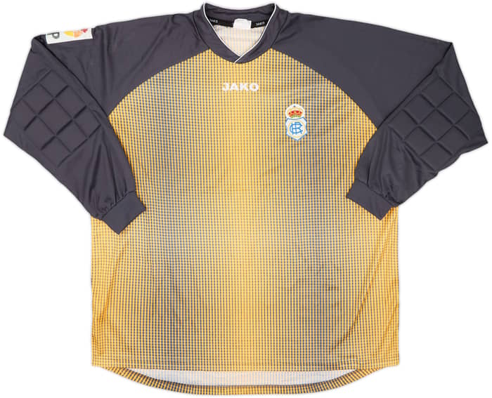 2005-06 Recreativo Huelva Match Issue GK Shirt Luque #1